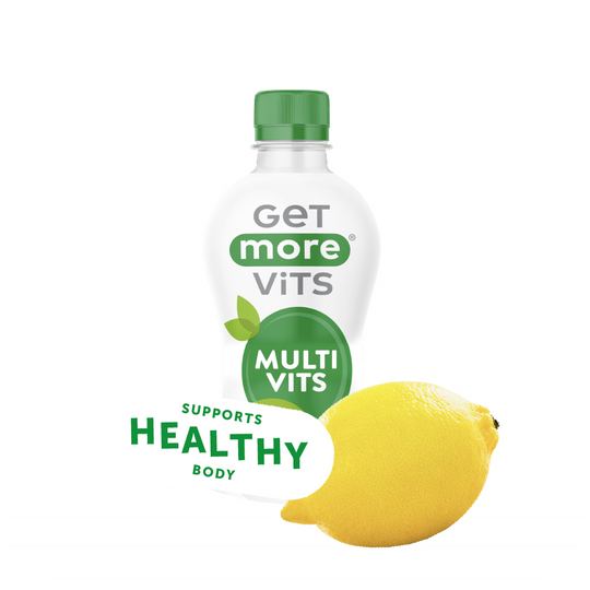 Get More Vits Multivits 12x500ml Sparkling Lemon & Lime