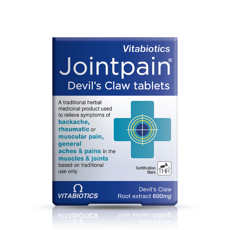 Vitabiotics Joint Pain Devils Claw 600mg 30 Tablets - Immune Support at MySupplementShop by Vitabiotics