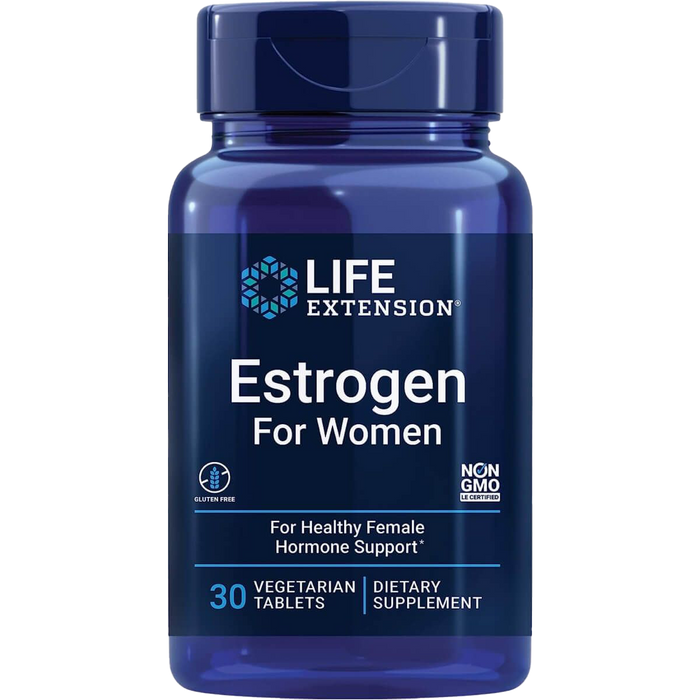 Life Extension Östrogen für Frauen – 30 vegetarische Tabletten