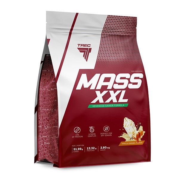 Trec Nutrition Mass XXL Gainer | High-energy formula of carbohydrate and whey protein