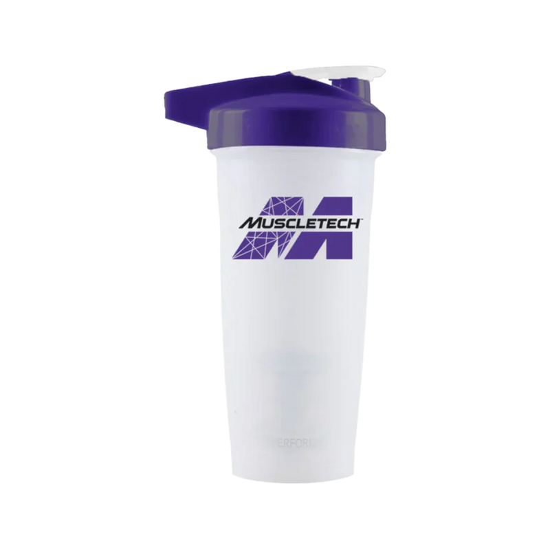 Muscletech Activ Shaker 878ml - Clear/Purple Lid - Sports Nutrition at MySupplementShop by Muscletech