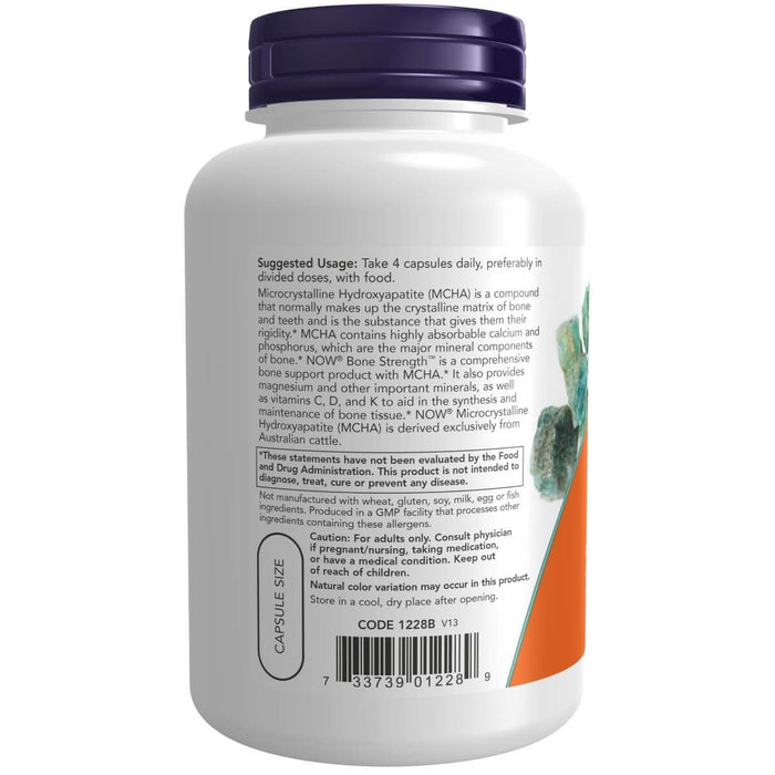 NOW Foods Bone Strength 120 Capsules | Premium Supplements at MYSUPPLEMENTSHOP