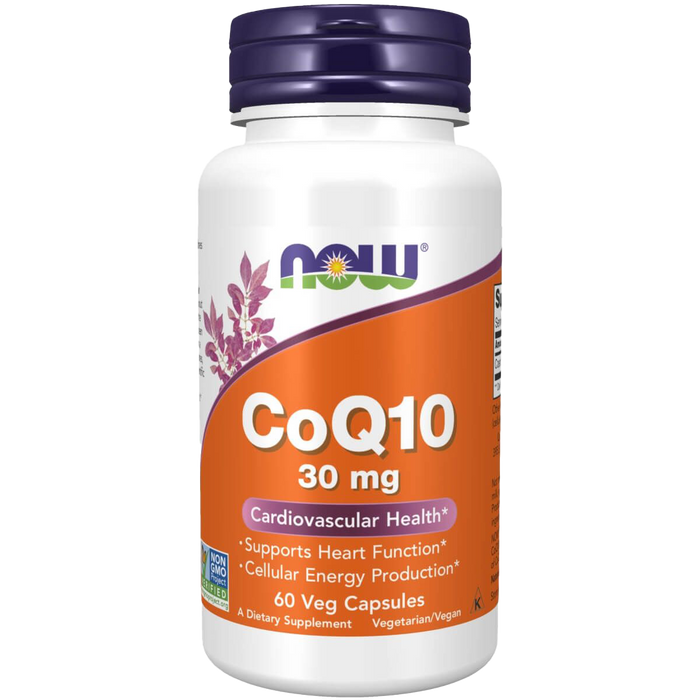 NOW Foods CoQ10 30 mg 60 Veg Capsules