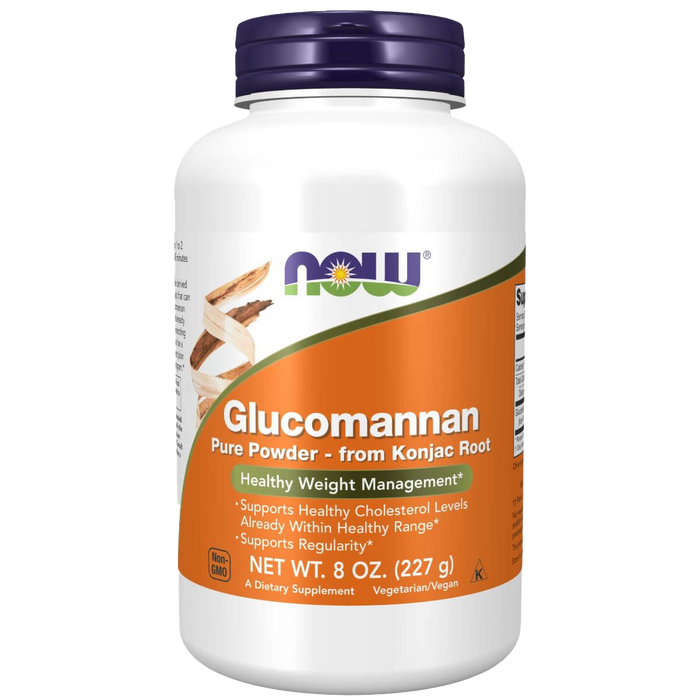 NOW Foods Glucomannan aus Konjakwurzel, reines Pulver – 227 g