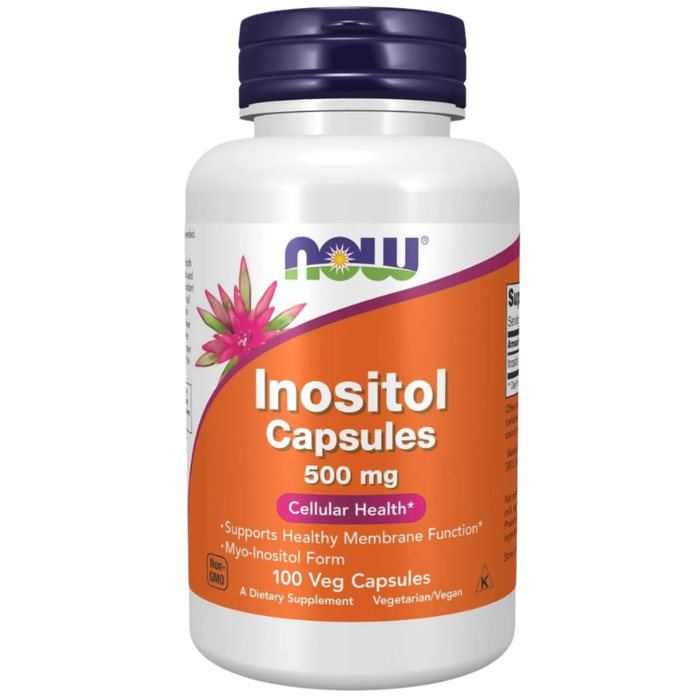 NOW Foods Inositol 500mg 100 Veg Capsules