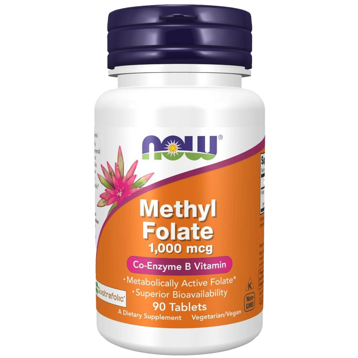 NOW Foods Methyl Folate 1,000mcg 90 Tablets