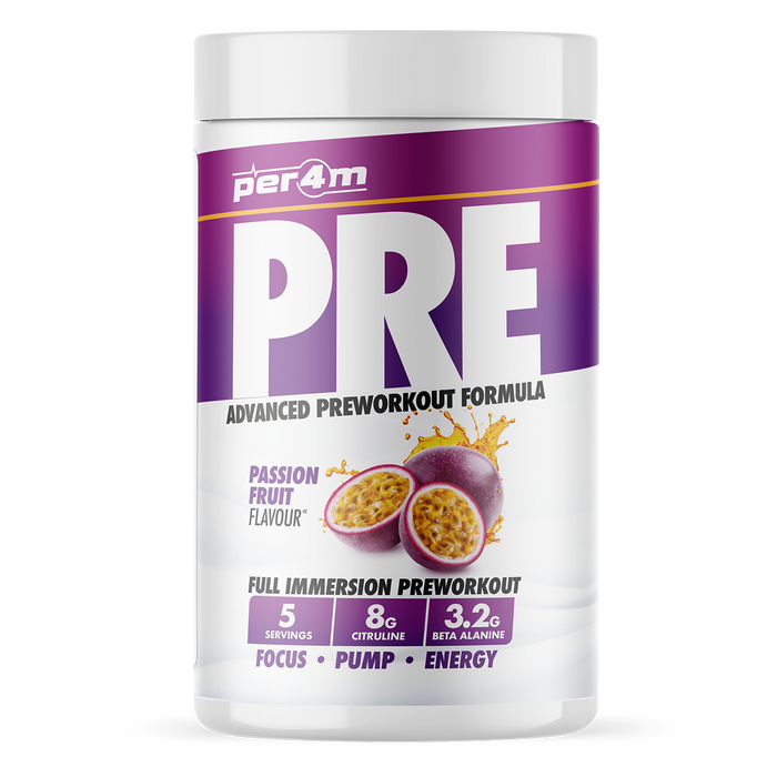 Per4m Pre Workout 5 Servings - Passionfruit - Pre Workout at MySupplementShop by PER4M Nutrition