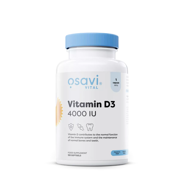 Osavi Vitamin D3, 4000IU - 60 softgels - Vitamin D at MySupplementShop by Osavi