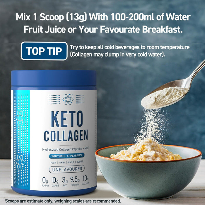 Applied Nutrition Keto Collagen 325g - Nutritional Supplement at MySupplementShop by Applied Nutrition