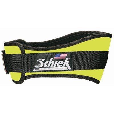 Schiek Training Belt 2004 4/34 Inch Belt - Neon Yellow