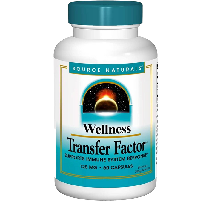 Source Naturals Facteur de transfert de bien-être 125 mg 60 gélules