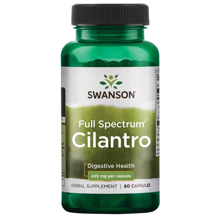 Swanson Full Spectrum Cilantro 425 mg 60 Capsules - Health and Wellbeing at MySupplementShop by Swanson