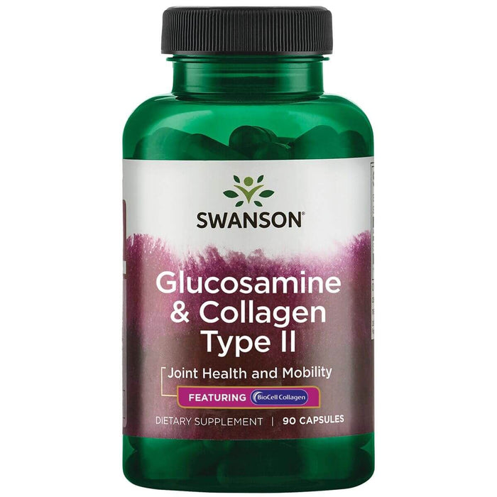 Swanson Glucosamine & Collagen Type II 90 Capsules - Skin Care at MySupplementShop by Swanson