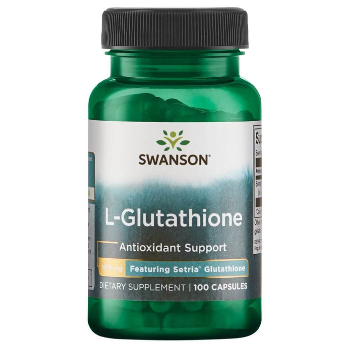 Swanson L-Glutathione 100 mg 100 Capsules - Amino Acids and BCAAs at MySupplementShop by Swanson