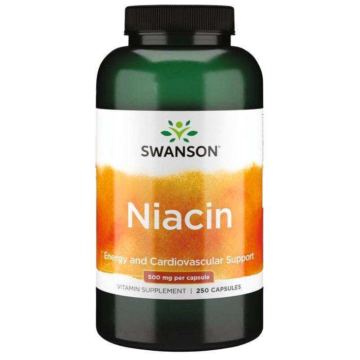 Swanson Niacin, 500 mg – 250 Kapseln