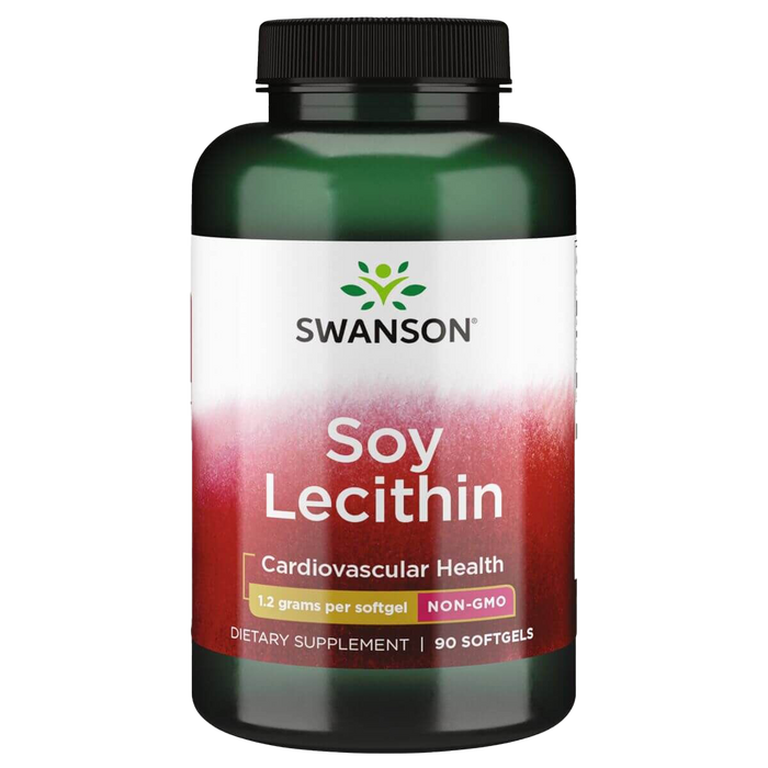 Swanson Soy Lecithin 1.2 g 90 Softgels