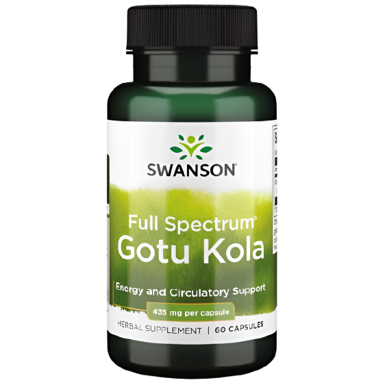 Swanson Full Spectrum Gotu Kola 435 mg 60 Capsules