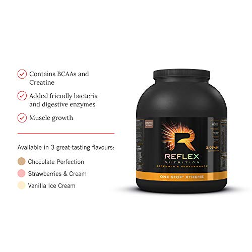 Reflex Nutrition One Stop Xtreme 2.03kg Chocolate Perfection - Weight Gainers &amp; Carbs at MySupplementShop by Reflex Nutrition