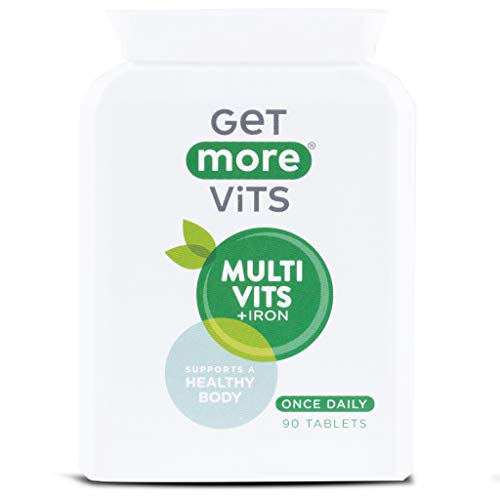 Get More Vits Multi Vits + Iron 90Tabs | High-Quality Health Foods | MySupplementShop.co.uk