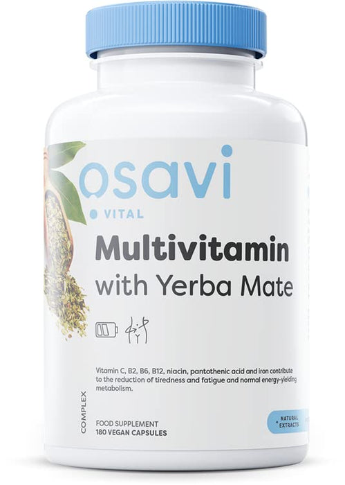Osavi Multivitamin with Yerba Mate - 180 vegan caps | High-Quality Combination Multivitamins & Minerals | MySupplementShop.co.uk
