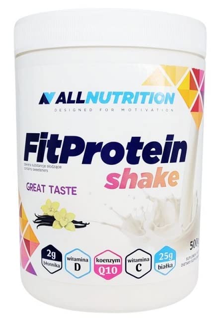 Allnutrition Fit Protein Shake, Vanilla - 500 grams - Protein at MySupplementShop by Allnutrition