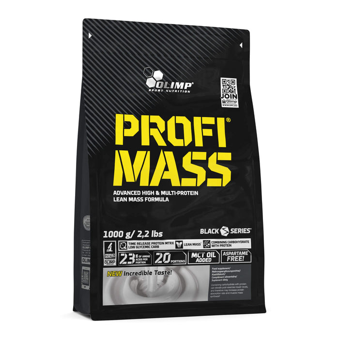 Olimp Nutrition Profi Mass, Banana - 1000 grams | High-Quality Weight Gainers & Carbs | MySupplementShop.co.uk