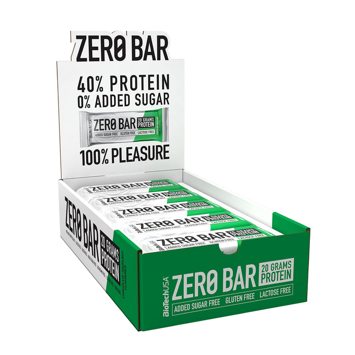 BioTechUSA Zero Bar, Chocolate-Hazelnut - 20 x 50g - Health Foods at MySupplementShop by BioTechUSA