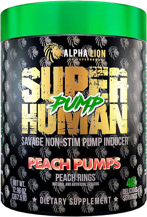 Alpha Lion SuperHuman Pump 367g Peach Pumps - Sports Nutrition at MySupplementShop by Alpha Lion