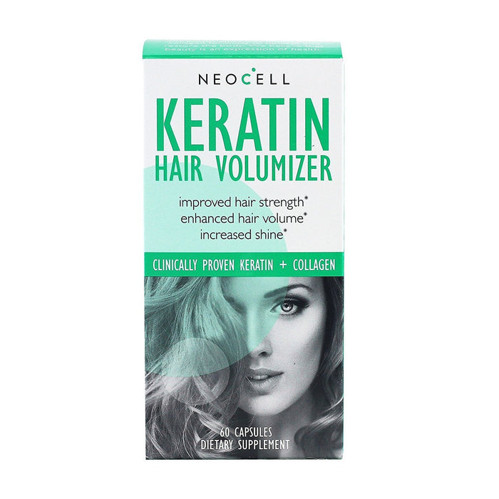 NeoCell Keratin Hair Volumizer - 60 caps | High-Quality Health and Wellbeing | MySupplementShop.co.uk
