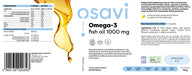 Osavi Omega-3 Fish Oil, 1000mg (Lemon) - 60 softgels | High-Quality Omega-3 | MySupplementShop.co.uk
