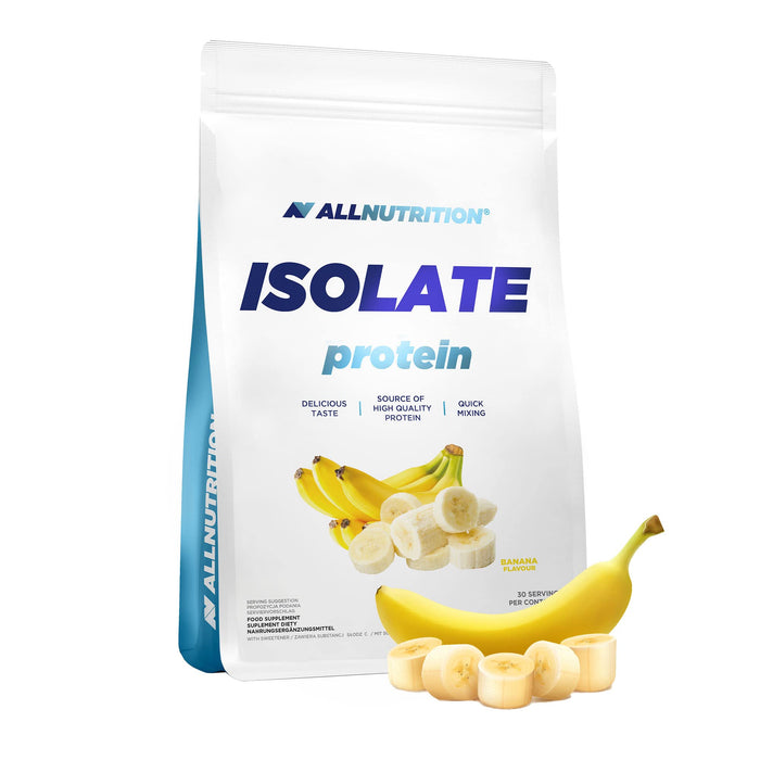 Allnutrition Isolate Protein, Banana - 908 grams | High-Quality Protein | MySupplementShop.co.uk