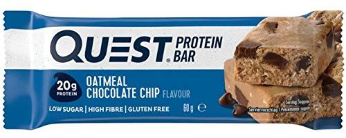 Quest Nutrition Quest Bar 12x60g Oatmeal Choc Chip | High-Quality Protein Bars | MySupplementShop.co.uk