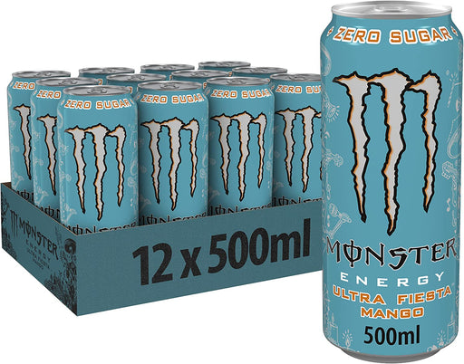 Monster Energy Ultra Cans 12 x 500ml - Energy Drinks at MySupplementShop by Monster Energy