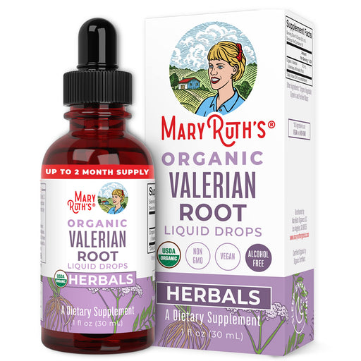 MaryRuth Organics Organic Valerian Root Liquid Drops - 30 ml. | High-Quality Valerian | MySupplementShop.co.uk