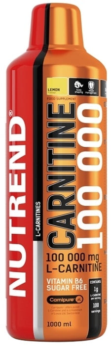 Nutrend Carnitine 100 000, Sour Cherry - 1000 ml. - Amino Acids and BCAAs at MySupplementShop by Nutrend