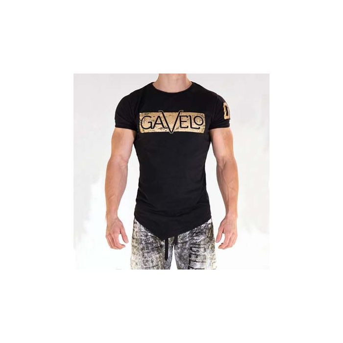 Gavelo Sports Tee Black/Gold - Small - Sports Tee at MySupplementShop by Gavelo