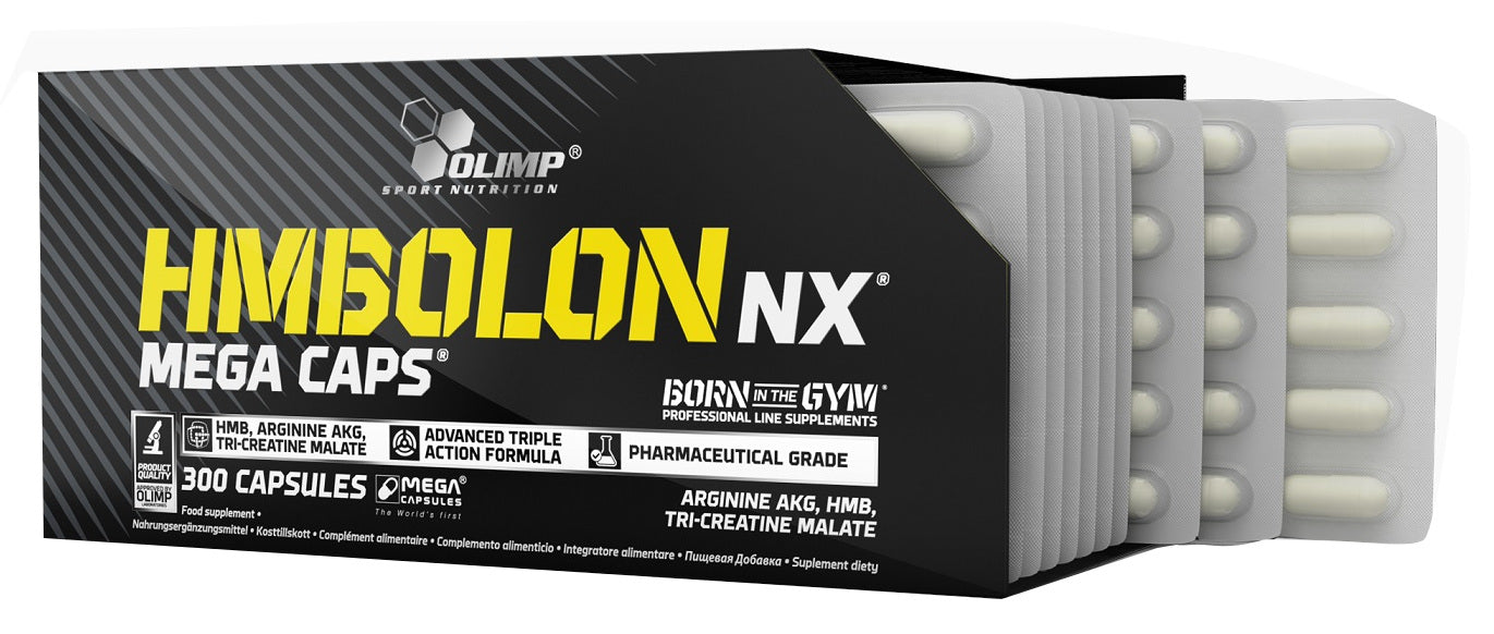 Olimp Nutrition HMBolon NX, Mega Caps - 300 caps - Amino Acids and BCAAs at MySupplementShop by Olimp Nutrition