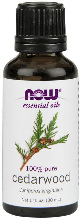 NOW Foods Essential Oil, Cedarwood Oil - 30 ml. - Health and Wellbeing at MySupplementShop by NOW Foods