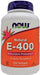 NOW Foods Vitamin E-400, Natural - 250 softgels | High-Quality Vitamins & Minerals | MySupplementShop.co.uk