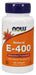 NOW Foods Vitamin E-400 - Natural (Mixed Tocopherols) - 100 softgels | High-Quality Vitamins & Minerals | MySupplementShop.co.uk