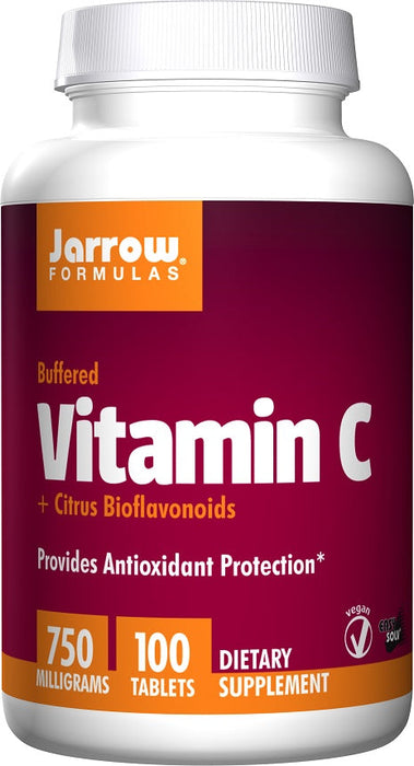 Jarrow Formulas Vitamin C (Buffered) + Citrus Bioflavonoids, 750mg - 100 tabs - Vitamins & Minerals at MySupplementShop by Jarrow Formulas