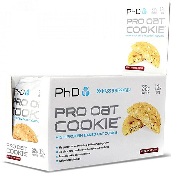 PhD Pro Oat Cookie, Black Forest - 12 cookies | High-Quality Health Foods | MySupplementShop.co.uk