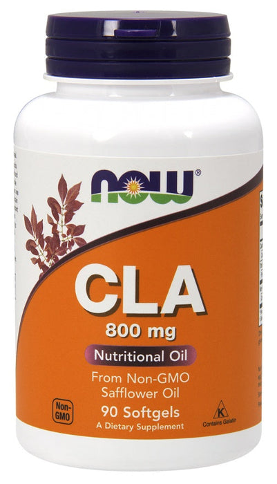 NOW Foods CLA, 800mg - 90 softgels - Slimming and Weight Management at MySupplementShop by NOW Foods