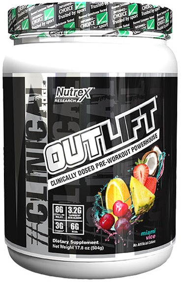 Nutrex OutLift, Blackberry Lemonade - 506 grams | High-Quality Pre & Post Workout | MySupplementShop.co.uk
