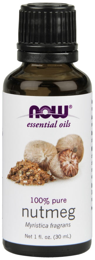 NOW Foods Essential Oil, Nutmeg Oil - 30 ml. | High-Quality Health and Wellbeing | MySupplementShop.co.uk