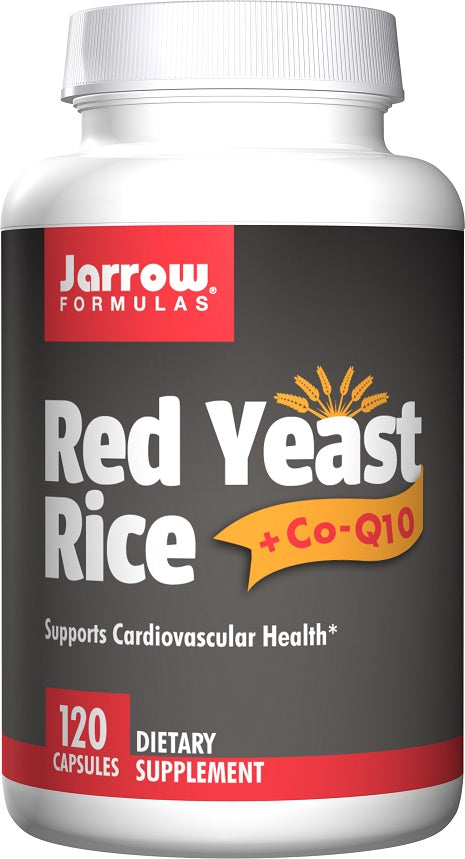 Jarrow Formulas Red Yeast Rice + CoQ10 - 120 caps | High-Quality Health and Wellbeing | MySupplementShop.co.uk