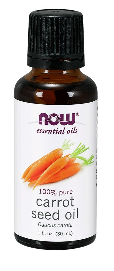 NOW Foods Essential Oil, Carrot Seed Oil - 30 ml. - Health and Wellbeing at MySupplementShop by NOW Foods