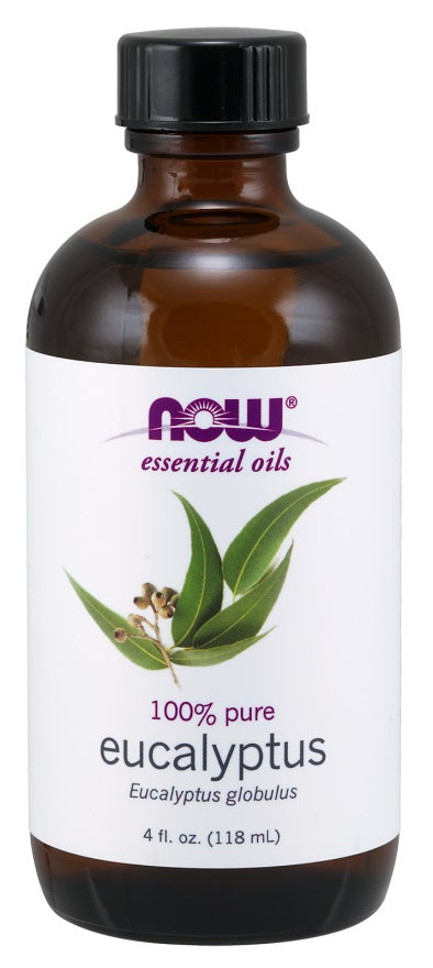 NOW Foods Essential Oil, Eucalyptus Oil - 118 ml. | High-Quality Essential Oil Singles | MySupplementShop.co.uk
