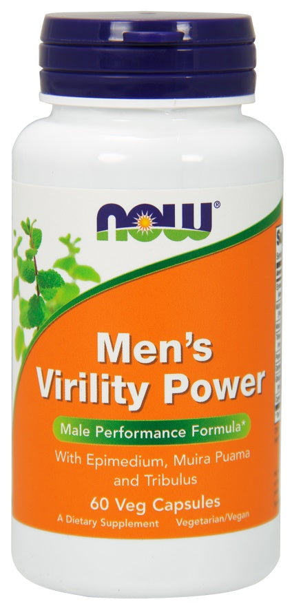 NOW Foods Men's Virility Power - 60 vcaps | High-Quality Special Formula | MySupplementShop.co.uk