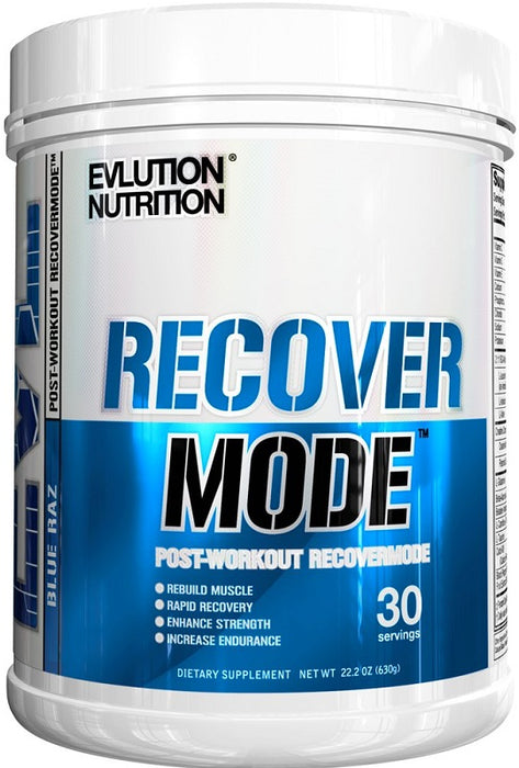 EVLution Nutrition RecoverMode, Blue Raz - 630 grams - Default Title - Pre & Post Workout at MySupplementShop by EVLution Nutrition